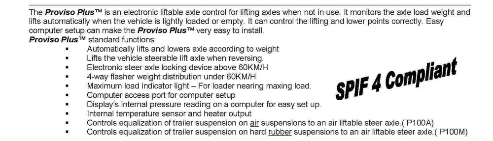 Electronic liftable axle control